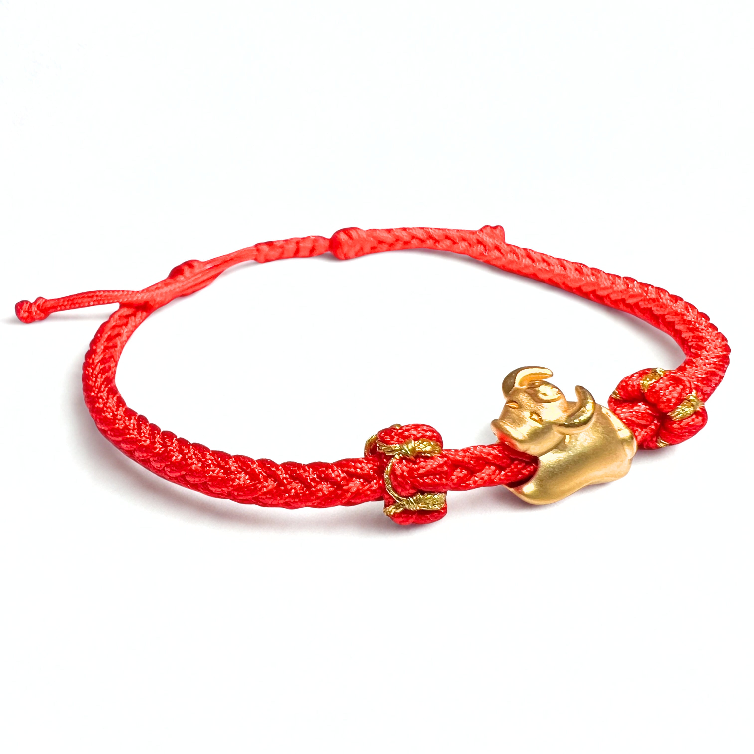 24K Gold Bracelet Chinese Zodiac (OX)