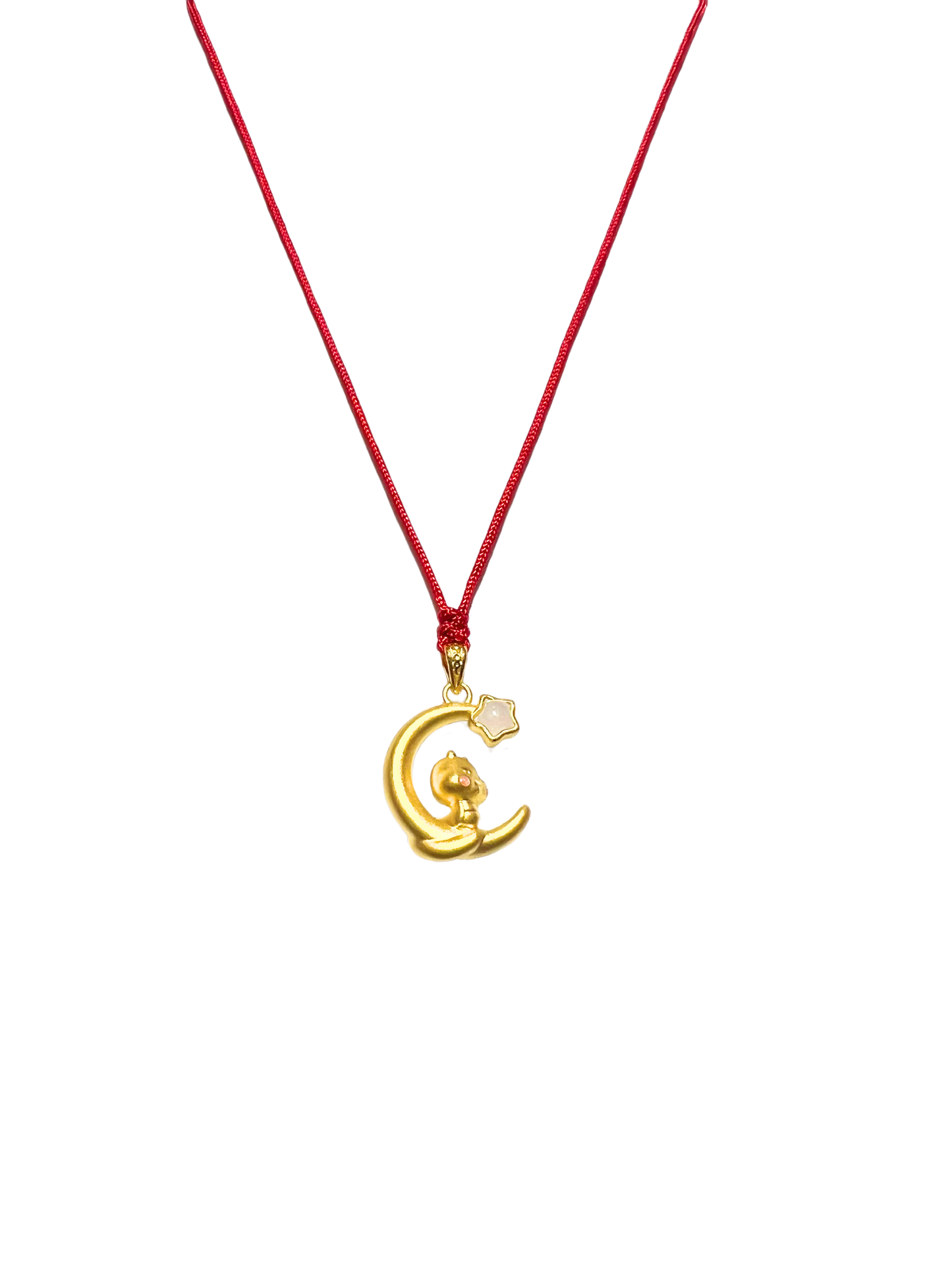 24K Hetian Jade Chinese Zodiac Necklace (Snake)