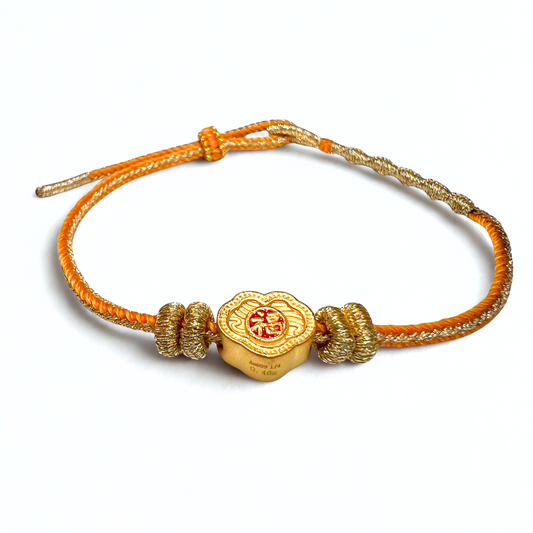 24K Gold Bracelet (auspicious cloud)