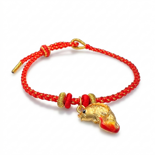 24K Gold Koi Bracelet