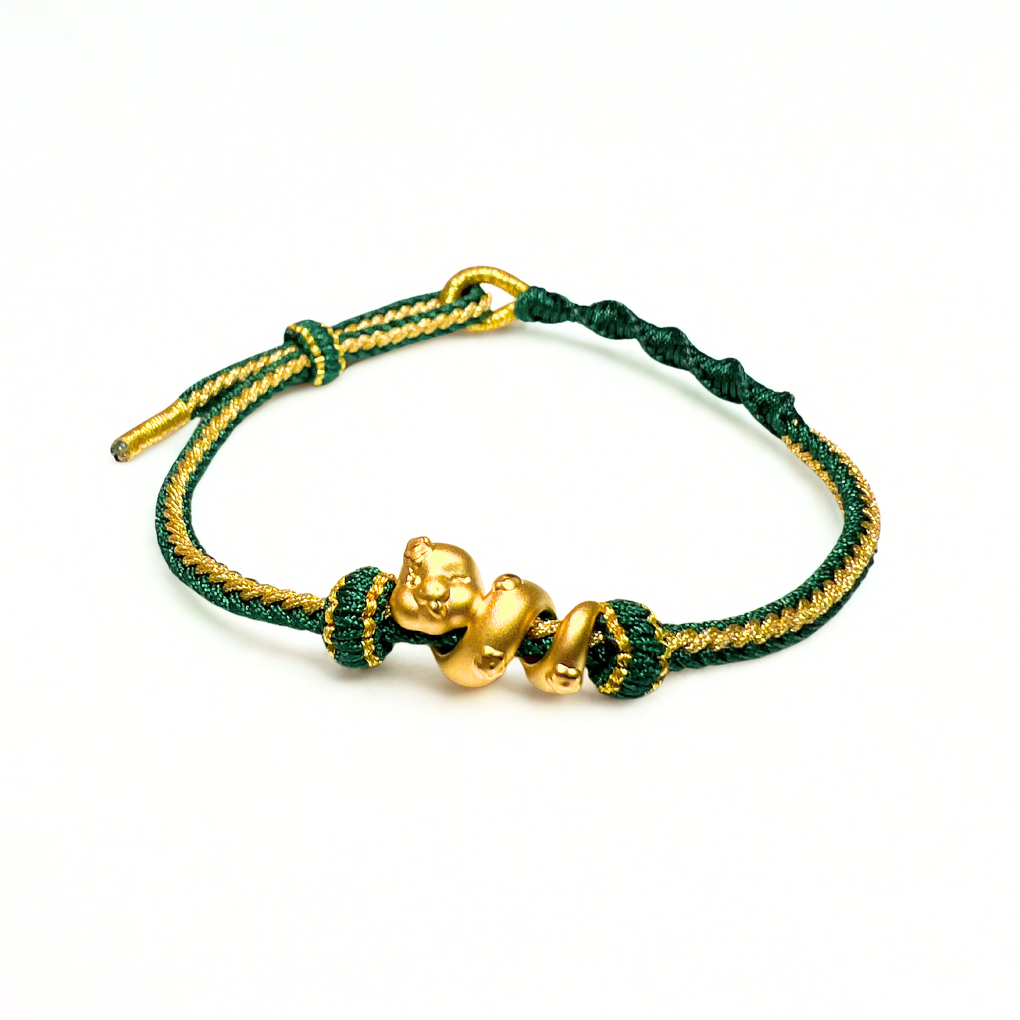 24K Gold Bracelet Chinese Zodiac (Snake)