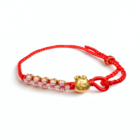 24K Gold Bracelet (Money bag)