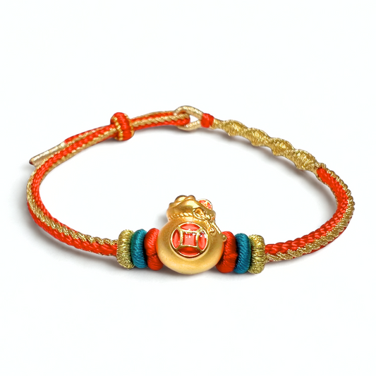 24K Gold Bracelet (Money bag)