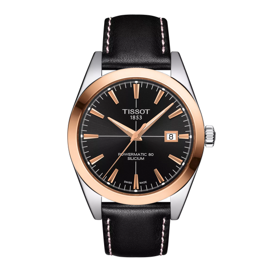 Tissot Gentleman Gold bezel 40mm T9274074605100