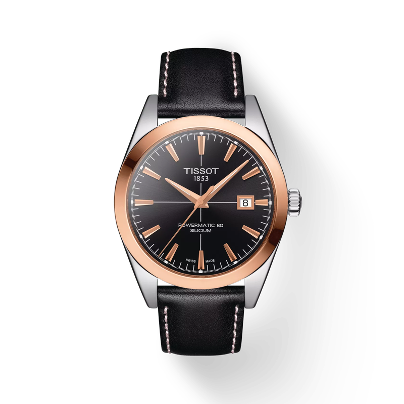 Tissot Gentleman Gold bezel 40mm T9274074605100 Tissot Gentleman Gold bezel 40mm T9274074605100