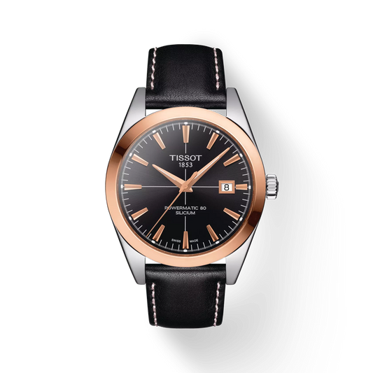 Tissot Gentleman Gold bezel 40mm T9274074605100