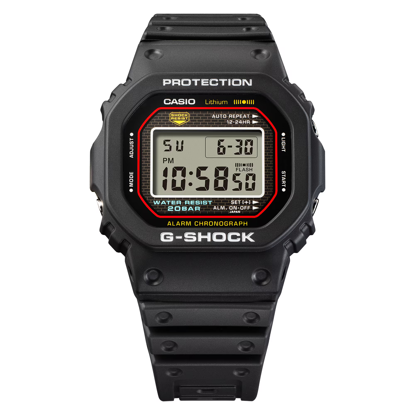 CASIO G-SHOCK DIGITAL 5000 SERIES DW-5000R-1ACR