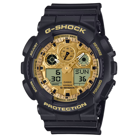 CASIO G-SHOCK ANALOG-DIGITAL GA-100 SERIES GA-100GGB-1A9