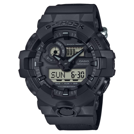 CASIO G-SHOCK ANALOG-DIGITAL GA-700 SERIES GA-700BCE-1A
