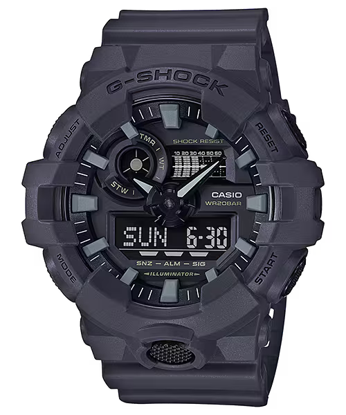 CASIO G-SHOCK ANALOG-DIGITAL GA-700 SERIES GA700UC-8A