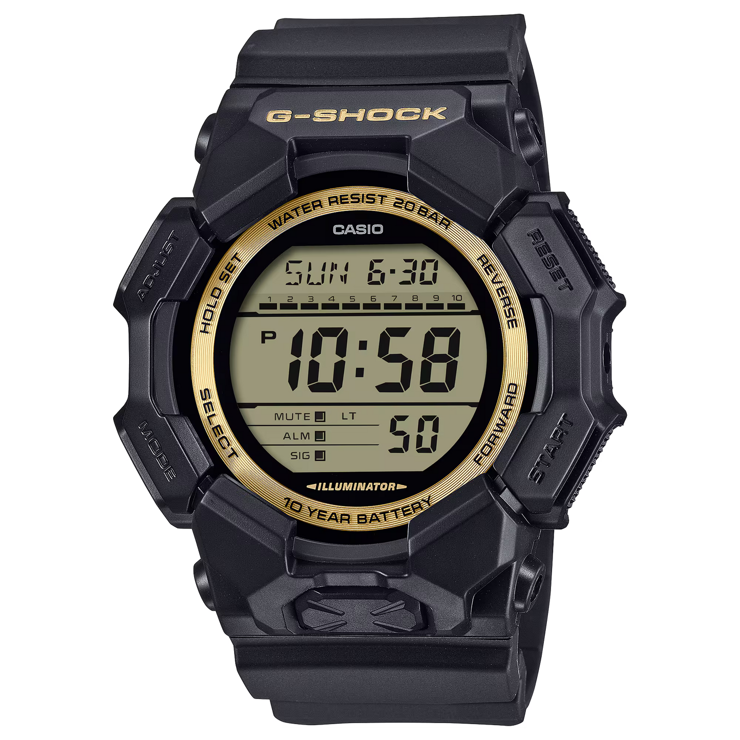 CASIO G-SHOCK DIGITAL GD-010 SERIES GD-010GB-1A9