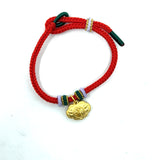 Fortune Dragon Zodiac Gold Charm Bracelet