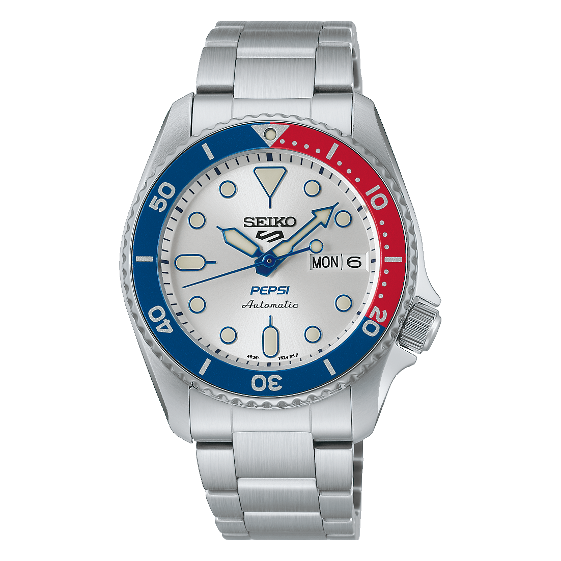 Seiko 5 Sports x Pepsi® Limited Edition Limited edition of 7,000 pieces SRPL99