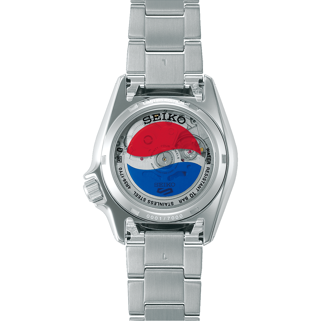 Seiko 5 Sports x Pepsi® Limited Edition Limited edition of 7,000 pieces SRPL99