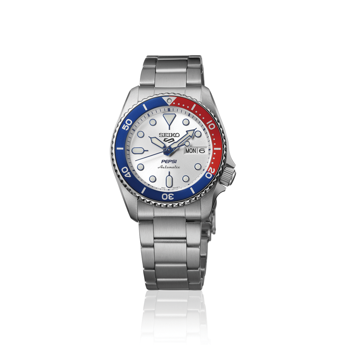 Seiko 5 Sports x Pepsi® Limited Edition Limited edition of 7,000 pieces SRPL99