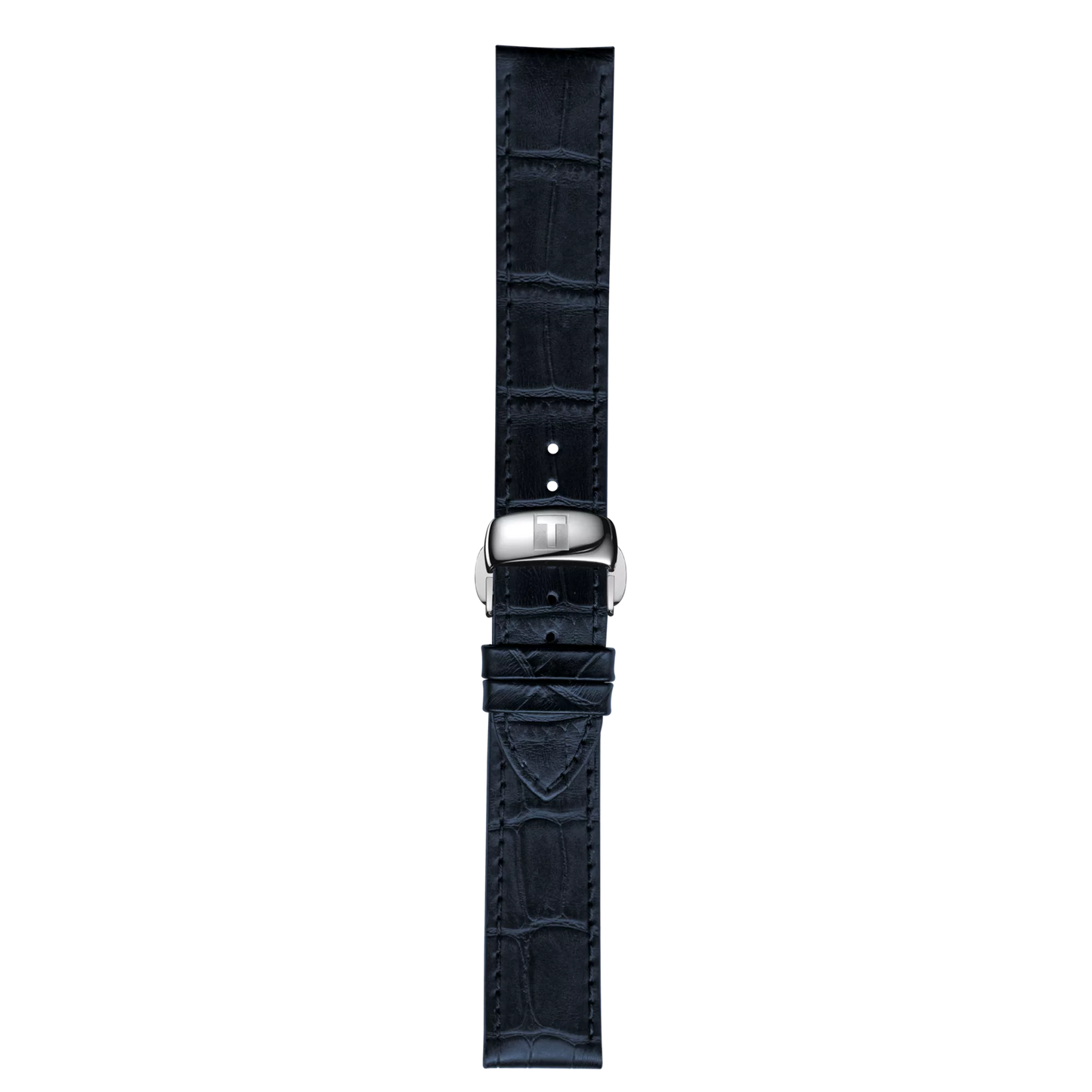 Tissot official blue leather strap lugs 19 mm T852032781