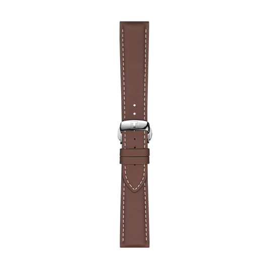 Tissot official brown leather strap lugs 21 mm T852044597