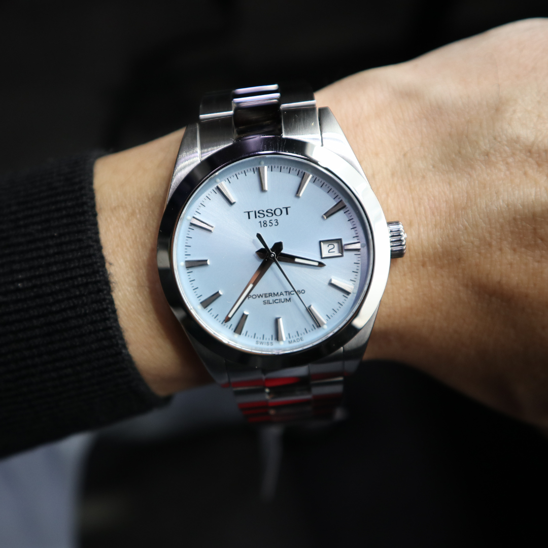 Tissot gentleman powermatic 80 silicium online silver