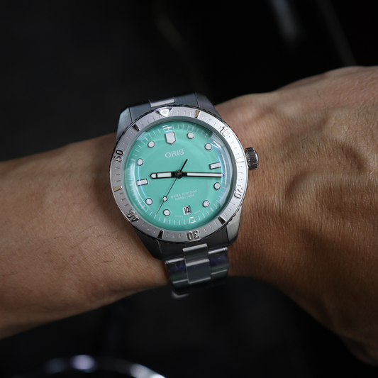 Oris Divers Sixty-Five 38 Cotton Candy 01 733 7771 4057-07 8 19 18