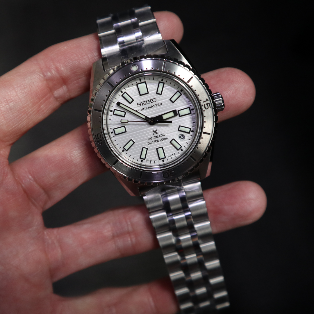 Seiko Prospex Black ‘High Water’ Marinemaster 1965 Reinterpretation Diver SJE097J1