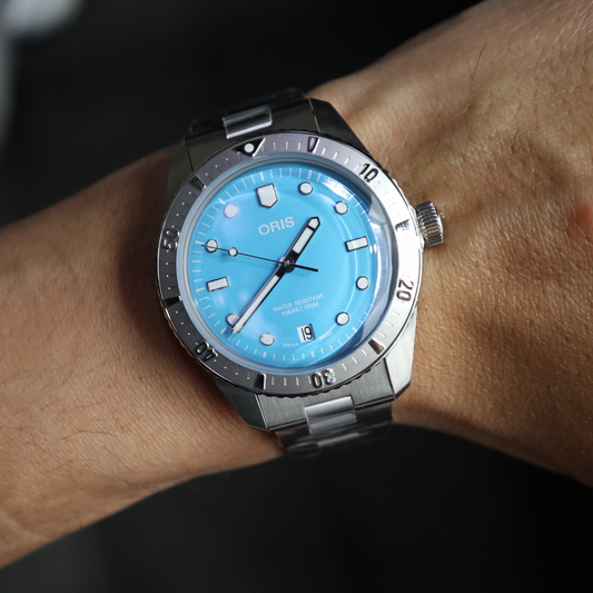 Oris Divers Sixty-Five 38 Cotton Candy 01 733 7771 4055-07 8 19 18