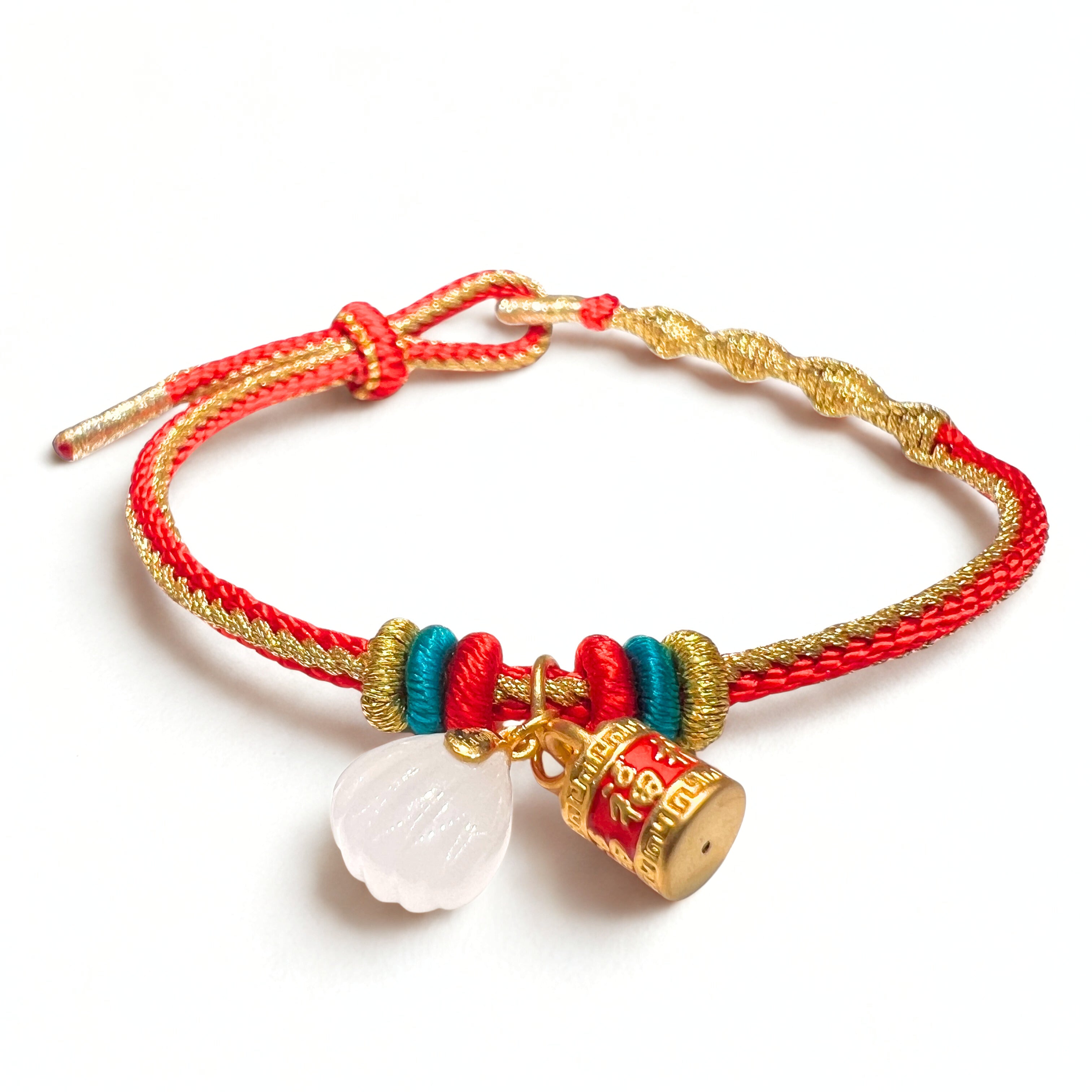 24K Gold Hetian Jade Bracelet