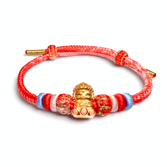 24K Gold Bracelet (Buddha)