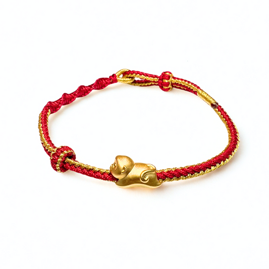 24K Gold Bracelet Chinese Zodiac (Monkey)