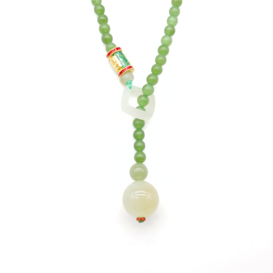 24K Hetian Jade Necklace