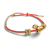 24K Gold Bracelet Chinese Zodiac (snake) 24K Gold Bracelet Chinese Zodiac (snake)