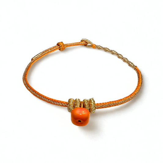 24K Gold Bracelet (Tangerine)