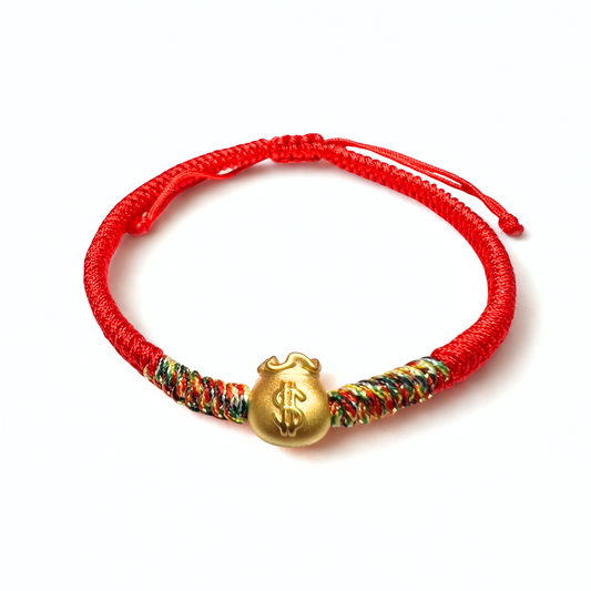 24K Gold Bracelet (Money Bag)