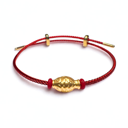 24K Gold Aoi Charm Bracelet