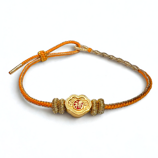24K Gold Bracelet (auspicious cloud)