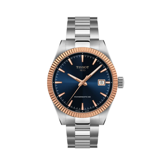 Tissot Gentleman Gold Bezel 38mm T9348074104100