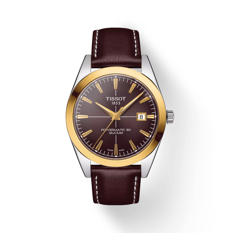 Tissot Gentleman Gold Bezel 40mm T9274074629101 Tissot Gentleman Gold Bezel 40mm T9274074629101