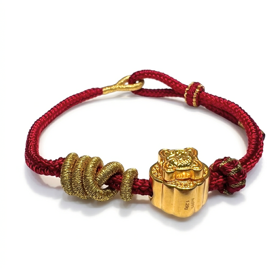24K Gold Spinning Charm Bracelet