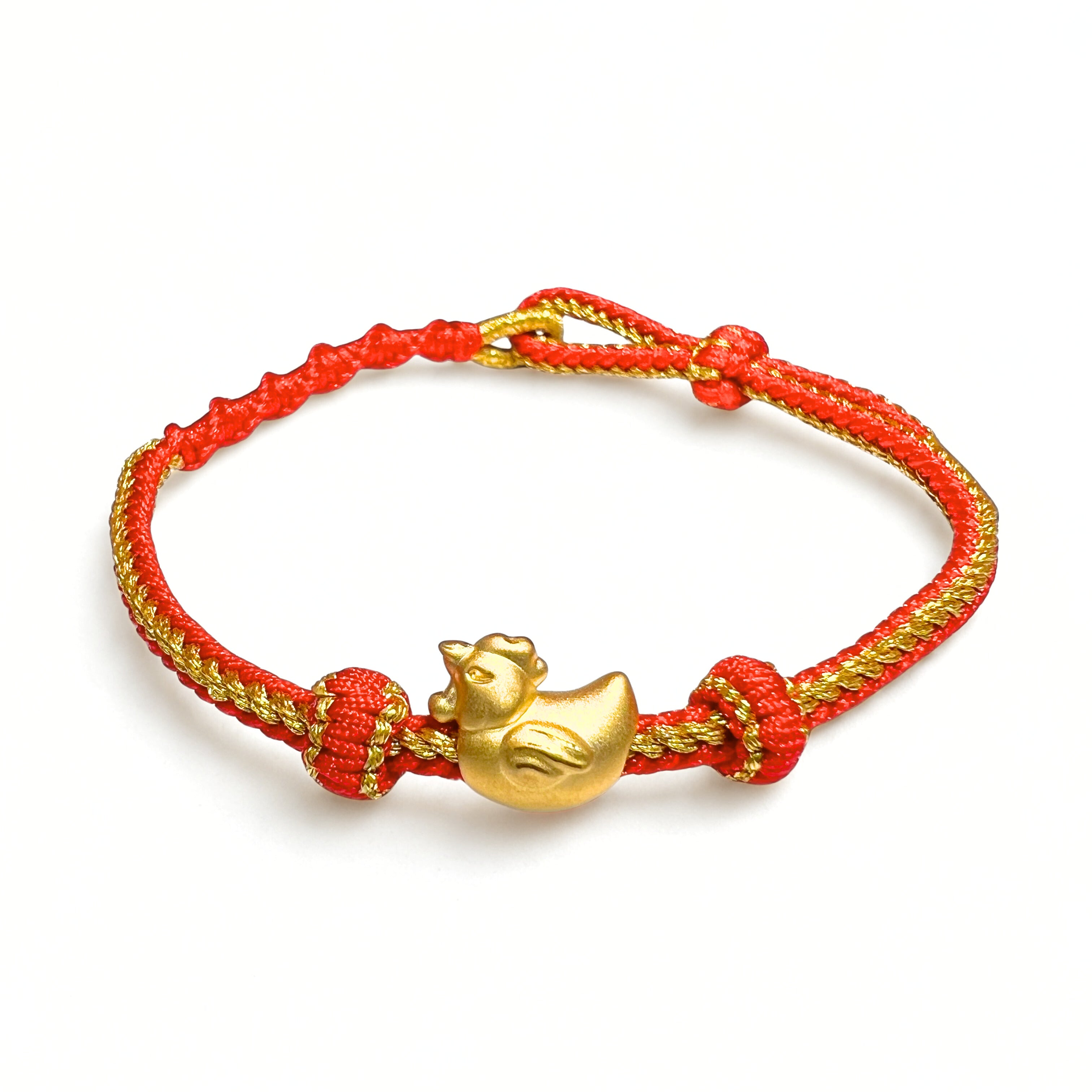 24K Gold Bracelet Chinese Zodiac (Rooster) 24K Gold Bracelet Chinese Zodiac (Rooster)
