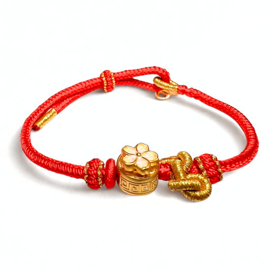 24K Gold Bracelet (Spinning Flower)