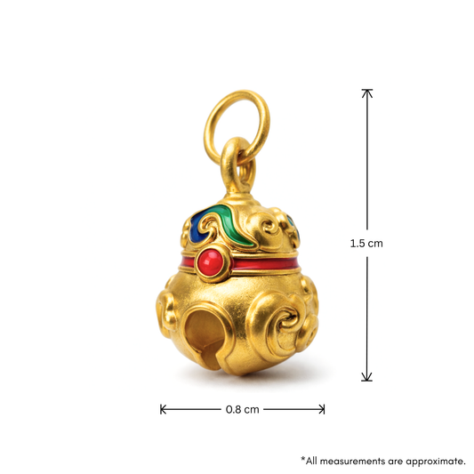 24k Gold Calabash Charm