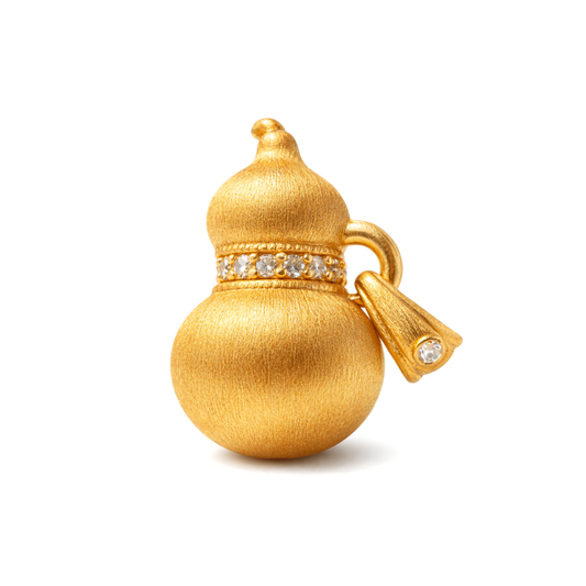 24k Gold Calabash Pendant