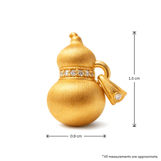 24k Gold Calabash Pendant