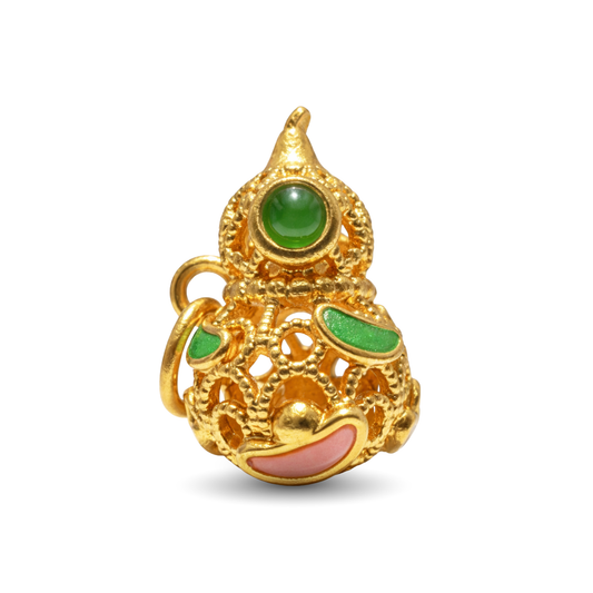 24k Gold Calabash Charm