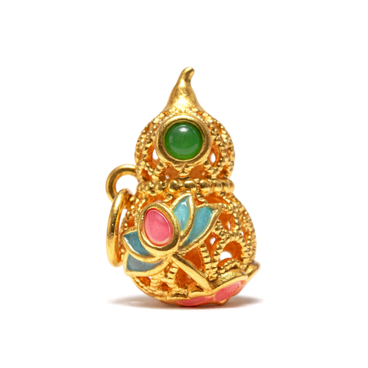 24k Gold Calabash Charm