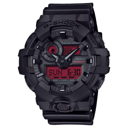Casio G-Shock Watch ANALOG-DIGITAL GA-700 SERIES GA-700BBR-1A