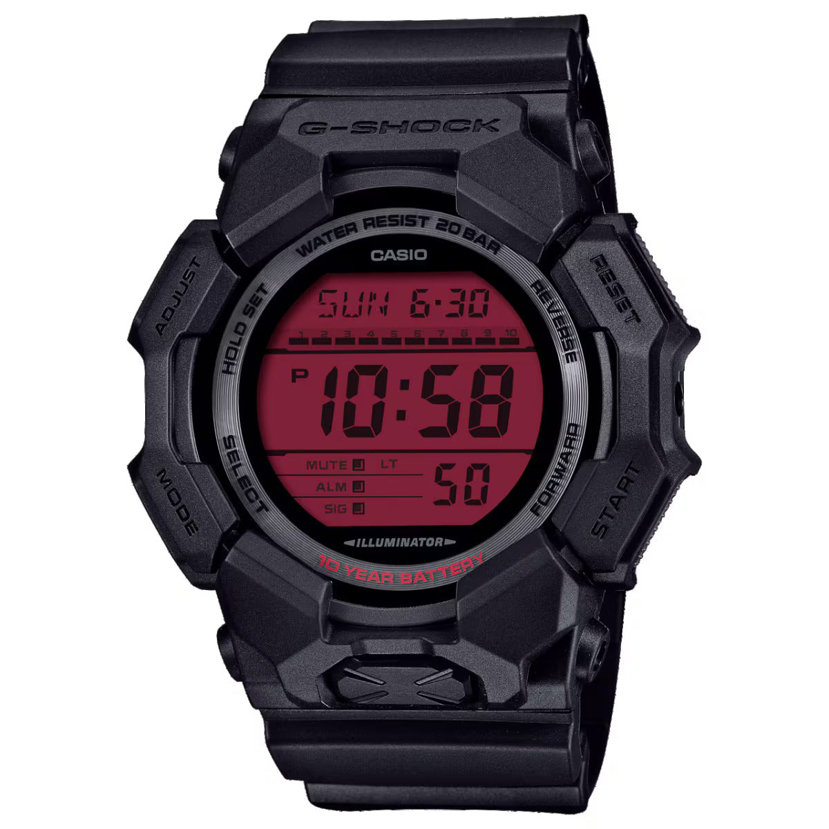 Casio G-Shock Watch DIGITAL GD-010 SERIES GD-010BBR-1