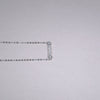 Bar Bezel Diamond Necklace Bar Bezel Diamond Necklace