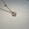 Rose Gold Pearl Necklace Rose Gold Pearl Necklace