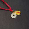 24K Hetian Jade Necklace (Peace Buckle) 24K Hetian Jade Necklace (Peace Buckle)