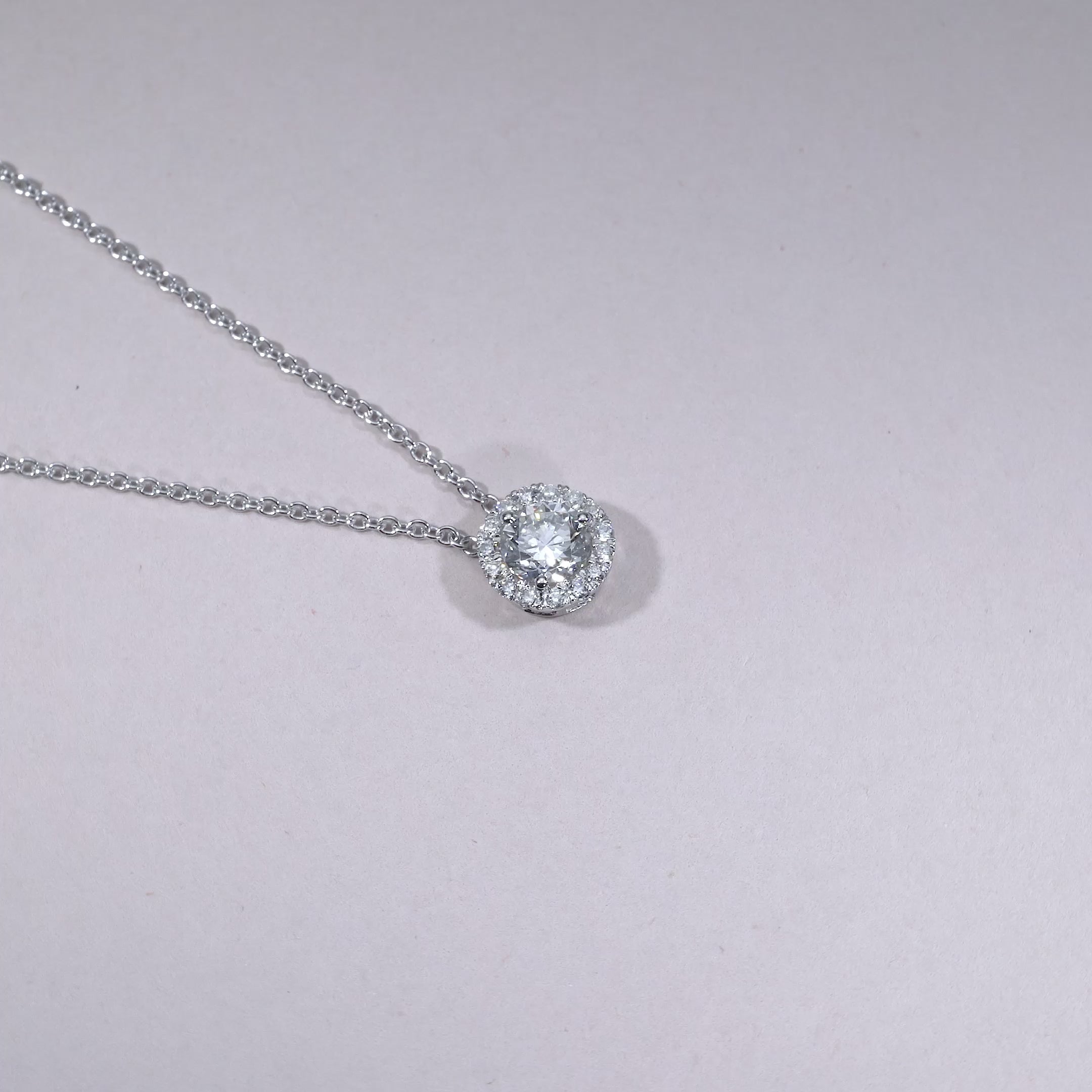 Halo Diamond Pendant Halo Diamond Pendant